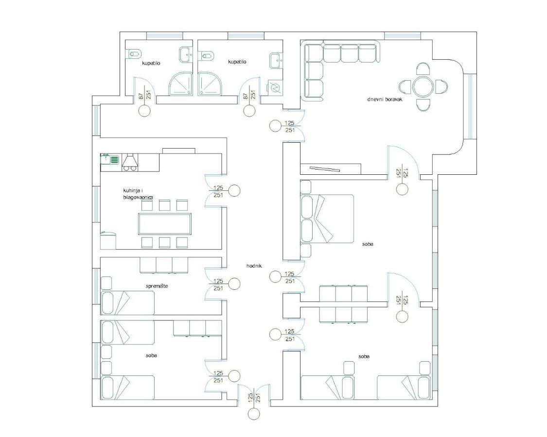 Apartment In The Top Center Of Old Town Pula Buitenkant foto
